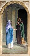 Benedito Calixto The Visitation of the Virgin to Saint Elizabeth oil painting on canvas